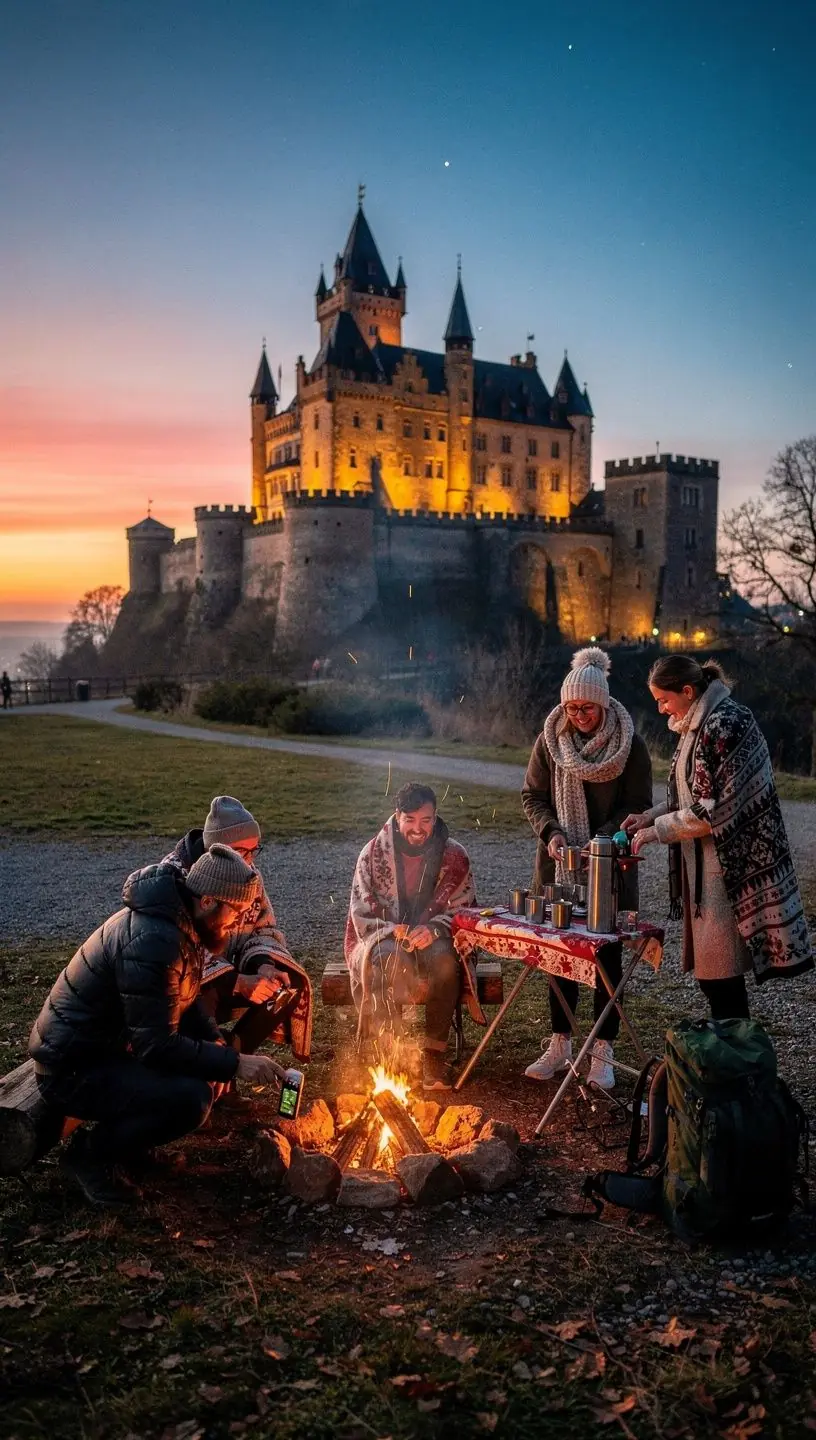 Detailaufnahme eines mittelalterlichen Ritterschilds in einem Museum für deutsches Kulturerbe.